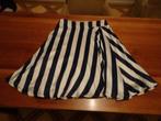 ERNY VAN REIJMERSDAL wijde gestreepte rok, Kleding | Dames, Blauw, Maat 42/44 (L), Nieuw, Ophalen of Verzenden