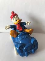 Donald Duck in Auto Bully 1983 8 cm, Verzamelen, Ophalen of Verzenden, Donald Duck, Gebruikt, Beeldje of Figuurtje
