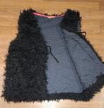 Zacht harig gilet meisje donkerblauw maat 134/140, Meisje, Trui of Vest, Ophalen of Verzenden, Zo goed als nieuw