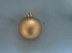 1 EURO OF GRATIS Gouden kerstbal 8 cm doorsn. (plastic), Diversen, Kerst, Ophalen of Verzenden, Nieuw