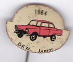 1964 DKW junior rood op blik auto speldje ( A_239 ), Verzenden, Gebruikt, Transport, Speldje of Pin