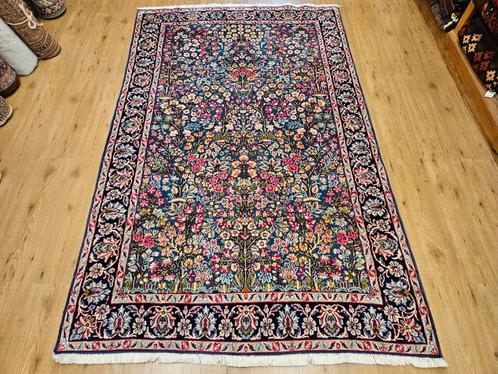 Vintage Handgeknoopt perzisch tapijt kirman 246x156, Huis en Inrichting, Stoffering | Tapijten en Kleden, Gebruikt, 150 tot 200 cm
