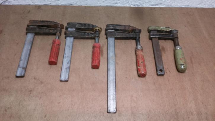 Solide gegoten lijmtangen 15 en 25cm 4x, Doe-het-zelf en Verbouw, Gereedschap | Handgereedschap, Gebruikt, Ophalen of Verzenden