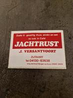 3140 Sticker Café Jachtrust - Gezelligheid in Zijtaart, Ophalen of Verzenden