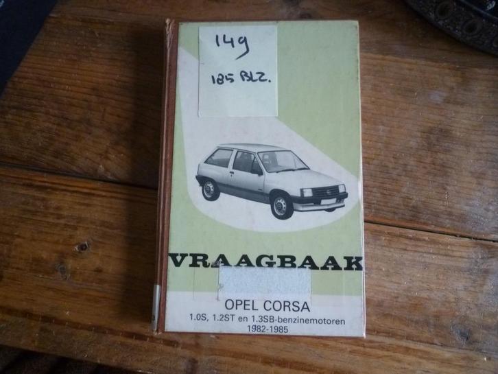Opel Corsa-A vraagbaak 1982-85 nr 149, Auto diversen, Handleidingen en Instructieboekjes, Ophalen of Verzenden