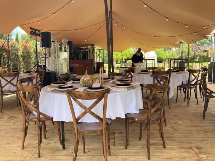Stretchtent te huur voor bruiloft of bedrijfsfeest, Hobby en Vrije tijd, Feestartikelen | Verhuur, Zo goed als nieuw, Geboorte of Huwelijk