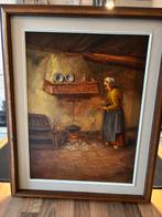 Olieverf schilderij, Antiek en Kunst, Ophalen