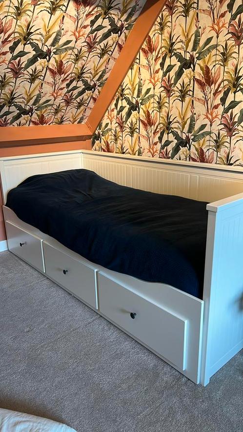 IKEA Hemnes slaapbank, Huis en Inrichting, Slaapkamer | Slaapbanken, Gebruikt, 160 cm, 200 cm, Tweepersoons, Wit, Ophalen