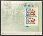 AZOREN 1981 Europa-Cept Blokje, Michel: B-2, Postfris., Postzegels en Munten, Postzegels | Europa | Overig, AZOREN / Verenigd Europa