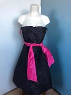 Vanilia zwart roze stippen strapless jurkje 40 feestelijk, Kleding | Dames, Jurken, Maat 38/40 (M), Vanilia, Zwart, Ophalen of Verzenden