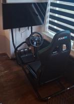 Logitech G923, Samsung TV & Racestoel met TV Beugel, Computers en Software, Ophalen, Gebruikt, Logitech/Samsung