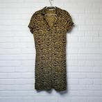 We Jurk Maat S Geel Zwart Tijger Print Aloha Midi, Verzenden, WE, Geel, We