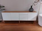 Dressoir wit hout / TV meubel, Ophalen, Zo goed als nieuw, 200 cm of meer, 25 tot 50 cm