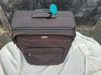 Koffer, Trolley, Samsonite, grijs, op 2 stevige wielen, Uitschuifbare handgreep, Gebruikt, Zacht kunststof, 35 tot 45 cm