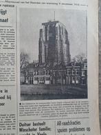 Restauratie toren De Oldehove in Leeuwarden (1970), Verzamelen, Ophalen of Verzenden, 1960 tot 1980, Knipsel(s)