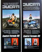 11 oude advertenties reclames Ducati motorfiets 75-81 motor, Ophalen of Verzenden, Gebruikt, Auto's