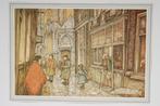 Enge kerksteeg Amsterdam - Anton Pieck, Verzamelen, Verzenden, Zo goed als nieuw, Prent