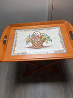 Bijzettafel/dienblad met Portugese tegels, Ophalen of Verzenden
