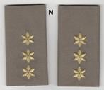set rangen epauletten Kapitein (N), Ophalen of Verzenden, Landmacht, Nederland, Embleem of Badge