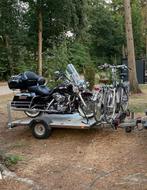 Motor Aanhanger met Poten & Oprijplaten, Ophalen of Verzenden, Gebruikt