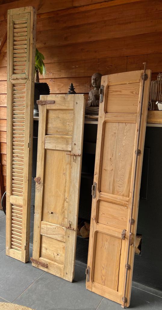 Louvre luiken oud deur paneel shutter luik Frans oude deuren, Huis en Inrichting, Woonaccessoires | Kamerschermen, Nieuw, Ophalen of Verzenden