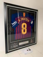 Gesigneerd Andres Iniesta FC Barcelona met COA, Shirt, Ophalen of Verzenden, Zo goed als nieuw, Buitenlandse clubs