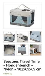 Honden bench beeztees traveltime xxl 102x69x69 cm, Ophalen, Zo goed als nieuw
