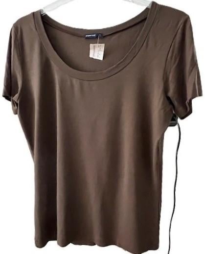 NIEUW ALAN RED TOP T-SHIRT choco bruin XL- espresso, Kleding | Dames, Bruin, Verzenden, Maat 42/44 (L), Nieuw