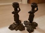 2 Kandelaars, Ophalen of Verzenden, Zo goed als nieuw, Metaal, Kandelaar