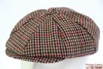 Paperboy pet Hawkins bruin ruit tweed maat 58 en 59 nieuw, Kleding | Heren, Hoeden en Petten, Nieuw, Ophalen of Verzenden, Pet