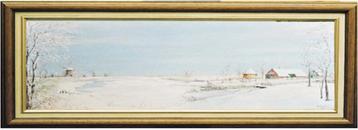  Het Hollandse  sneeuwlandschap. beschikbaar voor biedingen