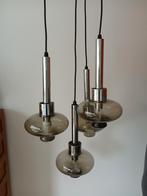 Vintage design cascade hanglamp leuchten, Huis en Inrichting, Lampen | Hanglampen, Ophalen, Glas, Minder dan 50 cm, Gebruikt