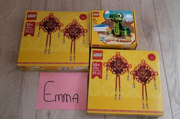 40756 (2x) en 40707 Lego sets NIEUW GWP geluksknopen  beschikbaar voor biedingen