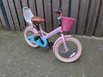 16inch rose meisjesfiets met mand, Ophalen of Verzenden, Gebruikt, 16 inch, Supersuper