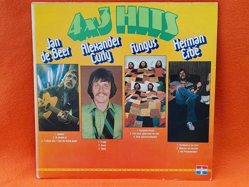 4x3 Hits Jan de Beer-Alexander Curly-Fungus-Herman Erbé 1974, Cd's en Dvd's, Vinyl | Verzamelalbums, Zo goed als nieuw, Nederlandstalig