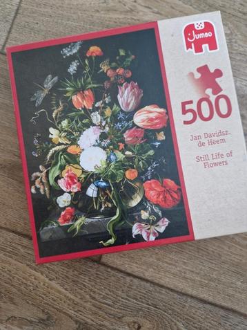 Twee puzzels van 500 stukjes  beschikbaar voor biedingen