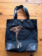 Element vilten handtas met vlinder applicatie, Sieraden, Tassen en Uiterlijk, Tassen | Damestassen, Ophalen of Verzenden, Zo goed als nieuw