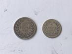 5 cent 1850 Willem 3 en 10 cent 1849 Willem 2, Ophalen of Verzenden, Koning Willem III, 10 cent