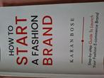 How to start a fashion brand, Ophalen of Verzenden, Zo goed als nieuw