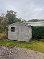 Gedemonteerd tuinhuis blokhut hondenhok fietsenhok opslaghok, Tuin en Terras, Tuinhuizen, Ophalen, 250 tot 500 cm, Blokhut, 1 raam