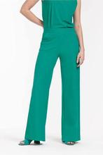 Studio Anneloes Luz smaragd broek bonded travelstof mt XS, Ophalen of Verzenden, Zo goed als nieuw, Maat 34 (XS) of kleiner, Lang