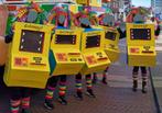 Loop groep geldautomaat en pruiken, Kleding | Dames, Carnavalskleding en Feestkleding, Ophalen, Zo goed als nieuw, Carnaval