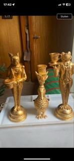 Gouden Kandelaars Set, Antiek en Kunst, Ophalen of Verzenden, Overige materialen