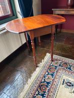 Klaptafel met sierlijke poten antiek, Ophalen, Gebruikt, Eikenhout, Tot twee personen