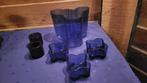 Waxinelichthouders Ittala blauw Kivi en Alvar Aalto, Overige materialen, Blauw, Ophalen of Verzenden, Zo goed als nieuw