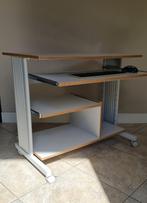 Handige, verrijdbare computertafel, Huis en Inrichting, Kasten | Computermeubels, Ophalen, Zo goed als nieuw, Modern en minimalistisch