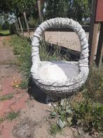 Witte bloempot, Ophalen, Gebruikt, Rond, Minder dan 25 cm
