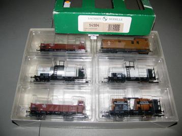  Sachsenmodelle güterwagenset beschikbaar voor biedingen