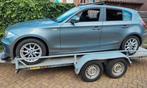 E87 1serie spacegrau a52 deur motorkap bumper portier skirt, Ophalen, Links, BMW, Motorkap