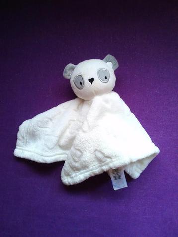 PRIMARK BABY Knuffeldoekje BEER PANDA. WIT **Nieuw** beschikbaar voor biedingen
